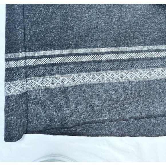 Vintage Eddie Bauer Recycled Wool Maxi Wrap Skirt Charcoal Gray Fall 6 - Picture 10 of 12